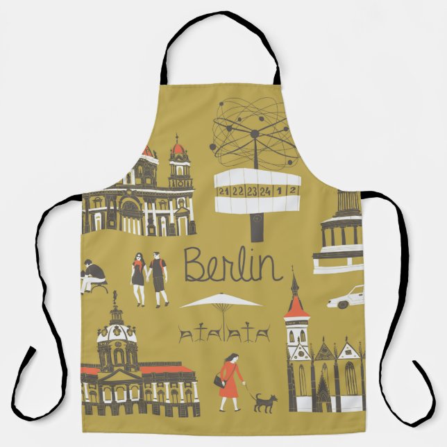 Berlin landmarks and monuments apron (Front)