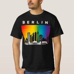 Berlin LGBT Rainbow Flag LGBTQIA Pride Rainbow T-Shirt