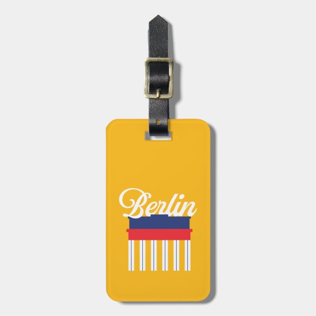 Berlin Luggage Tag (Front Vertical)