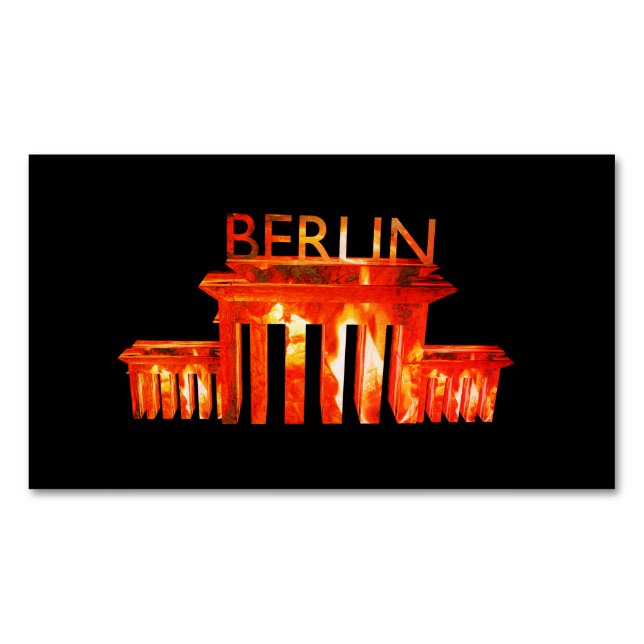 Berlin Magnetic Business Card (Front)