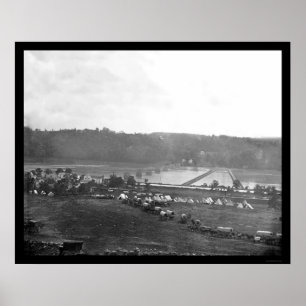 Berlin, Maryland Pontoon Bridge 1862 Poster
