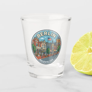Berlin Maryland USA Shot Glass