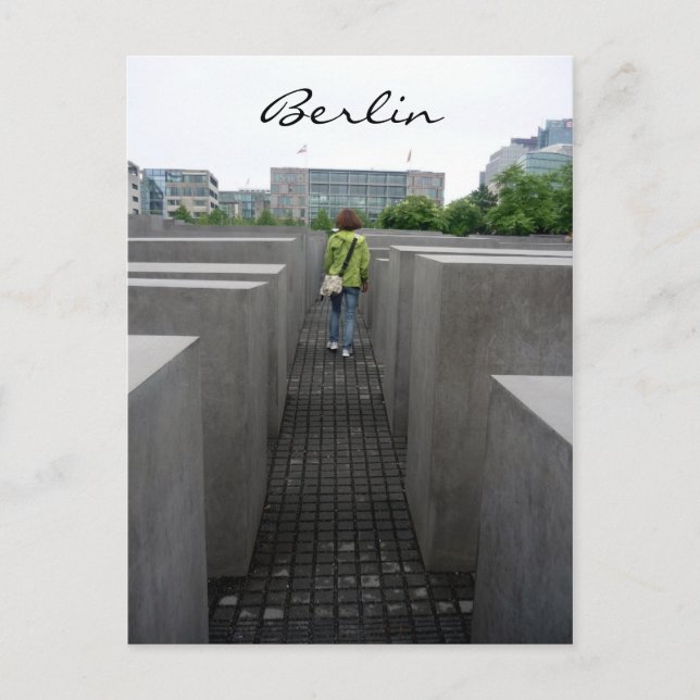 berlin monument walk postcard (Front)
