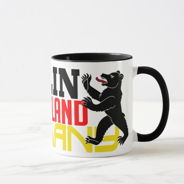 BERLIN mug - choose style & colour (Right)