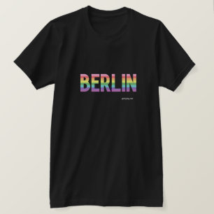 Berlin Pride T-shirt   Schwul / Gay Rainbow Flag