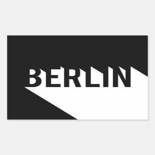 Berlin Rectangular Sticker