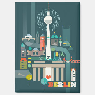 Berlin Refrigerator Magnet