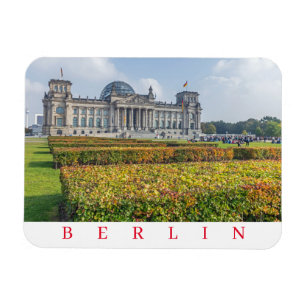 Berlin Reichstag Building in autumn fridge magnet