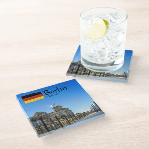 Berlin Souvenir Glass Coaster