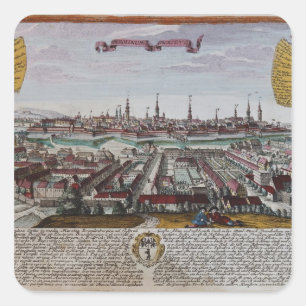 Berlin Square Sticker