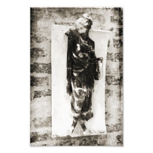 Berlin Statue Black + White Photo Print