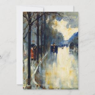 Berlin Street in Late Fall,  Card
