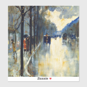 Berlin Street in Late Fall, famous artwork,