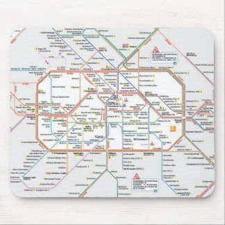 Berlin subway mouse pad