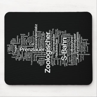 Berlin Tag Cloud - Mousepad