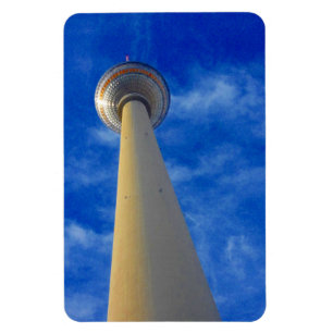 berlin tower blue magnet