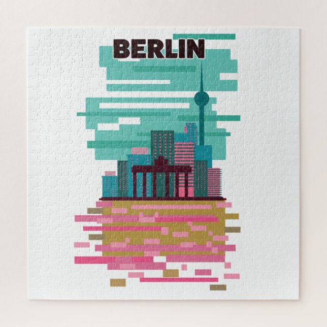 Berlin Travel poster Jigsaw Puzzle (Vertical)