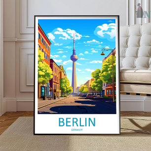 Berlin Travel Print Wall Art Berlin Wall Hanging
