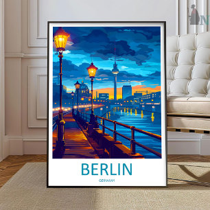 Berlin Travel Print Wall Art Berlin Wall Hanging H