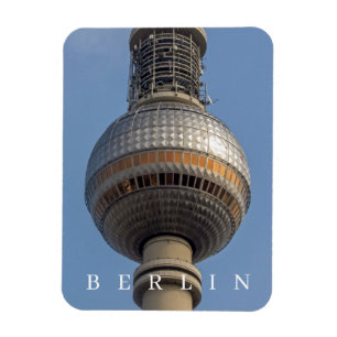 Berlin TV Tower close up fridge magnet