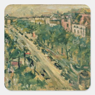Berlin, Unter den Linden, 1922 Square Sticker