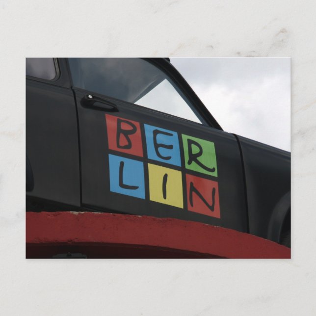 berlin vehicle postcard (Front)