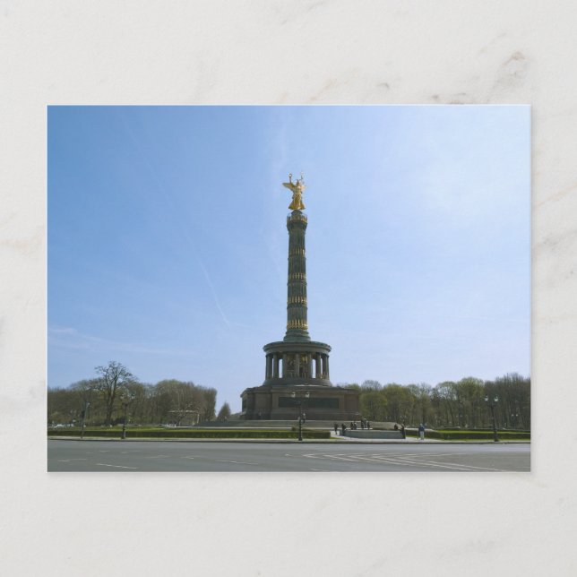 Berlin Victory Column Postcard (Front)