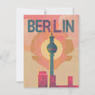 Berlin vintage  postcard