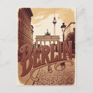 Berlin vintage postcard