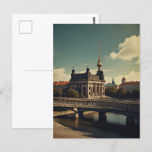 Berlin vintage poster postcard