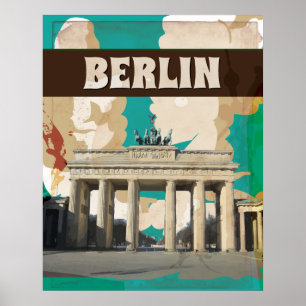 Berlin Vintage Travel Poster