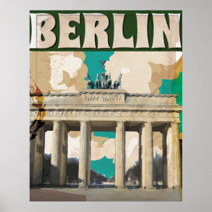 Berlin Vintage Travel Poster