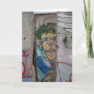 Berlin Wall Art - Berlin, Germany Card