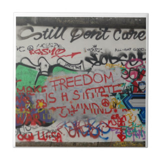 Berlin Wall East Side Graffiti Street Art Tile