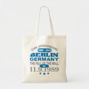 Berlin Wall Germany 25 Year Anniversary Tote Bag