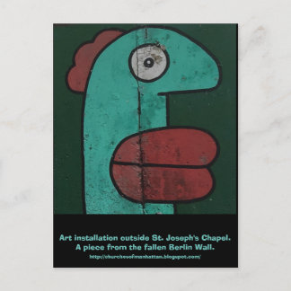 Berlin Wall image Postcard