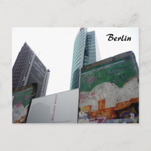 berlin wall potsdamer postcard