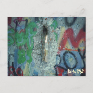 Berlin Wall - Two Days After - 1989 Postcard
