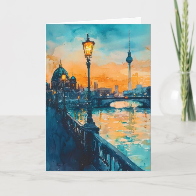 Berlin Watercolor 4 Card (Front)