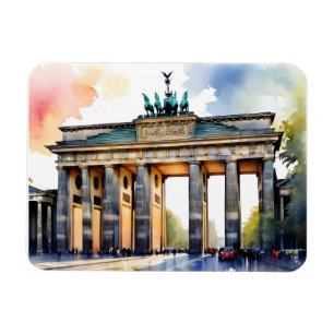 Berlin watercolor art magnet