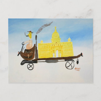 Berliner Bauwagen Postcard