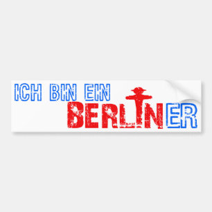 Berliner bumpersticker bumper sticker