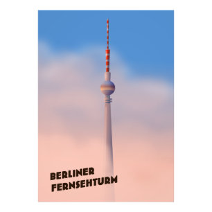 Berliner Fernsehturm ,Berlin TV tower Photo Print