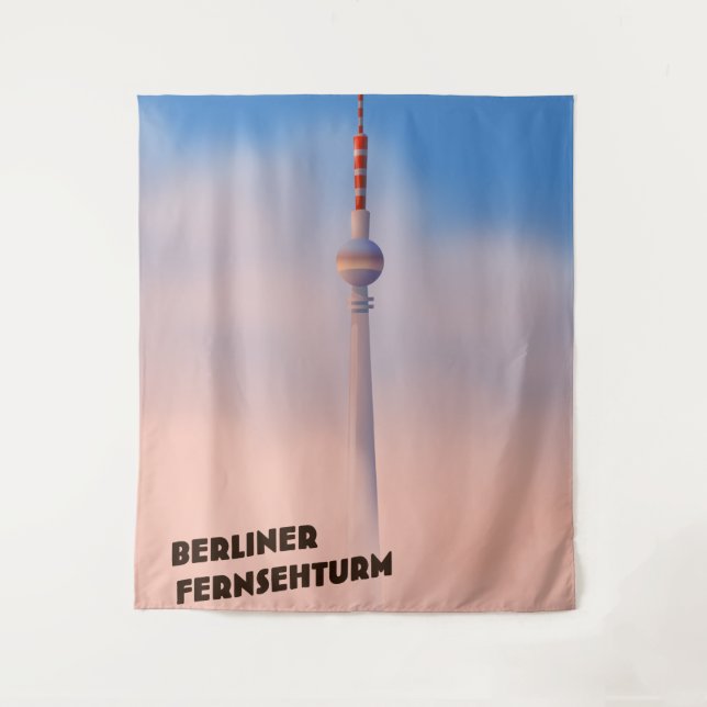 Berliner Fernsehturm ,Berlin TV tower Poster Tapestry (Front)