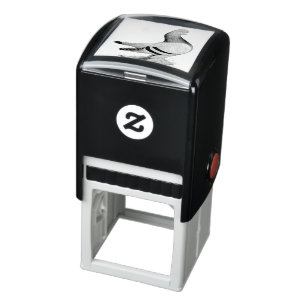 Berliner Tumbler Pigeon Blue Bar Self-inking Stamp