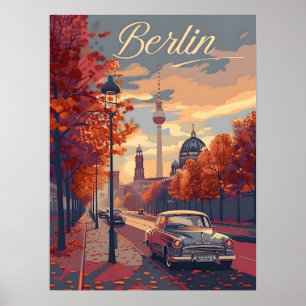 Berlin's Autumn Elegance Poster