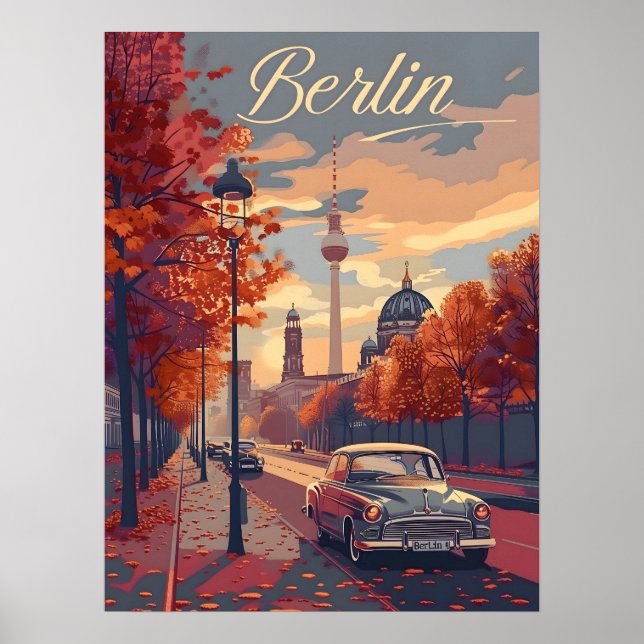 Berlin's Autumn Elegance Poster (Front)