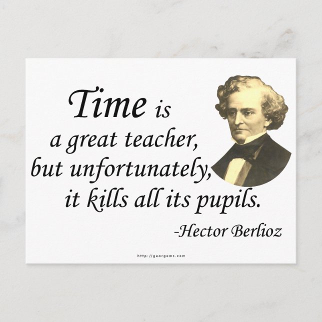 Berlioz on Time Postcard (Front)