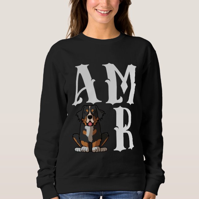 Bermese Mountain Dog Love r Sweatshirt (Front)