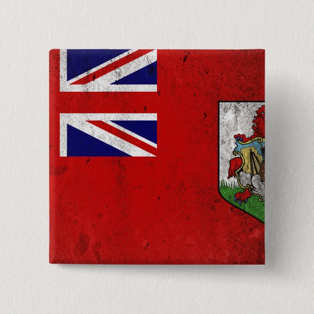 Bermuda 15 Cm Square Badge (Front)